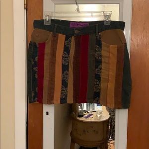 Gypsy jean skirt